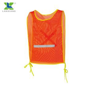 Hi vis Mesh Fabric Reflective Safety Vest for Kids