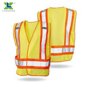 Hi vis Ultra-cool Mesh Safety Vest with Adjustable Waist