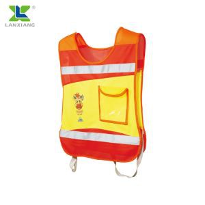 High Visibility Mesh Fabric Yellow Economy Reflective PVC Tape Safey Vest