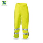 Mens Hi Viz/Visibility Waterproof Rain Over Reflective Insulated Safety Work Pants