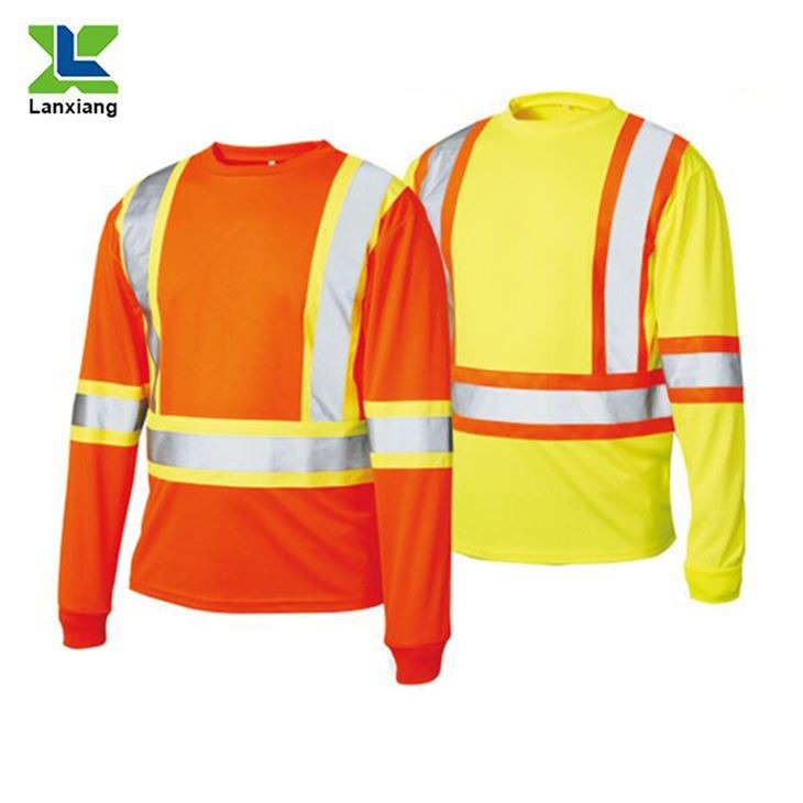 Long Sleeve Hi Vis T Shirt