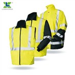 High Visibility 4-in-1 Reflective Safety Jacket