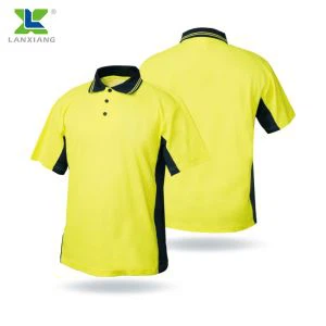 Hi vis Moisture Wicking Safety Polo Shirt