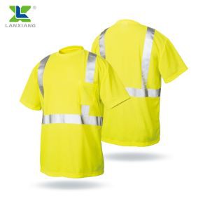 Class 2 Reflective Safety Short Sleeve T-shirts