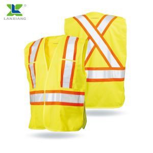 Hi vis Class 2 X-back Tape Reflective Safety Vest