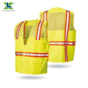 High Performance Reflective Safety Vest with Multi-pockets