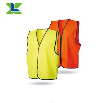High Visibility Solid Fabric Economy Safety Vest